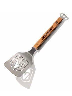 Vegas Golden Knights Metal Spatula with Wooden Handle - Gold